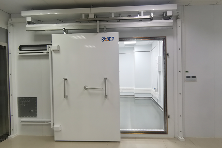 Large Sliding Shielding Doors (Electric/Pneumatic/Manual) + Threshold-Lifting Platform