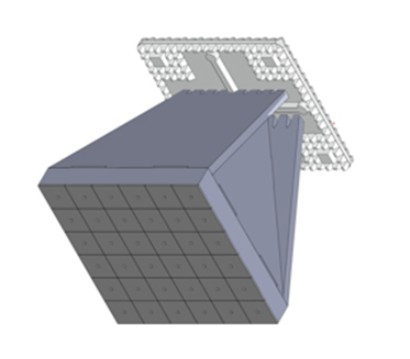 EMC anechoic chamber absorbing materials -CPS series